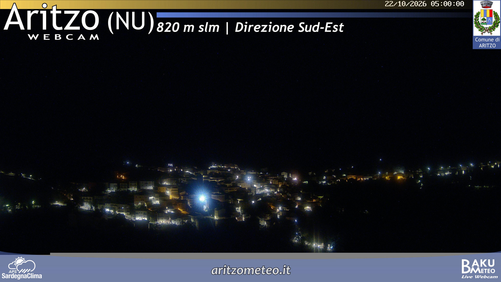 time-lapse frame, Aritzo webcam