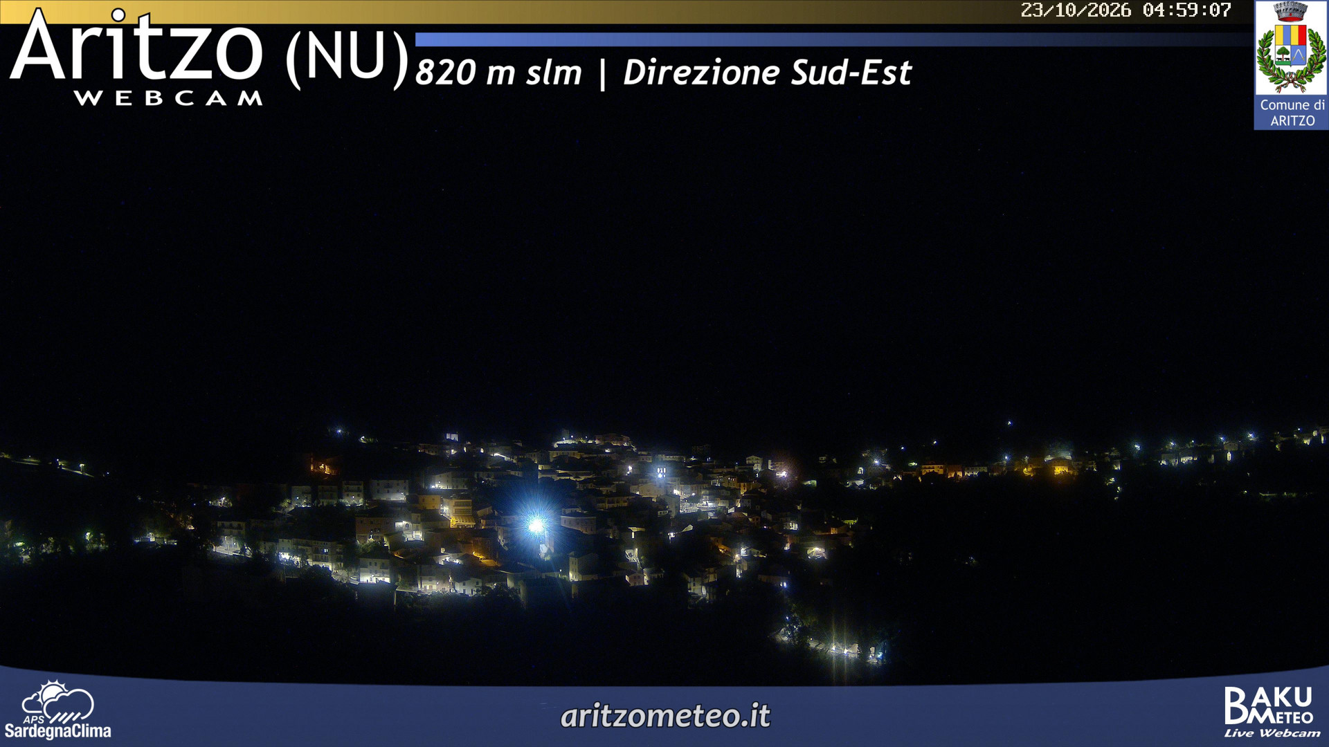 time-lapse frame, Aritzo webcam