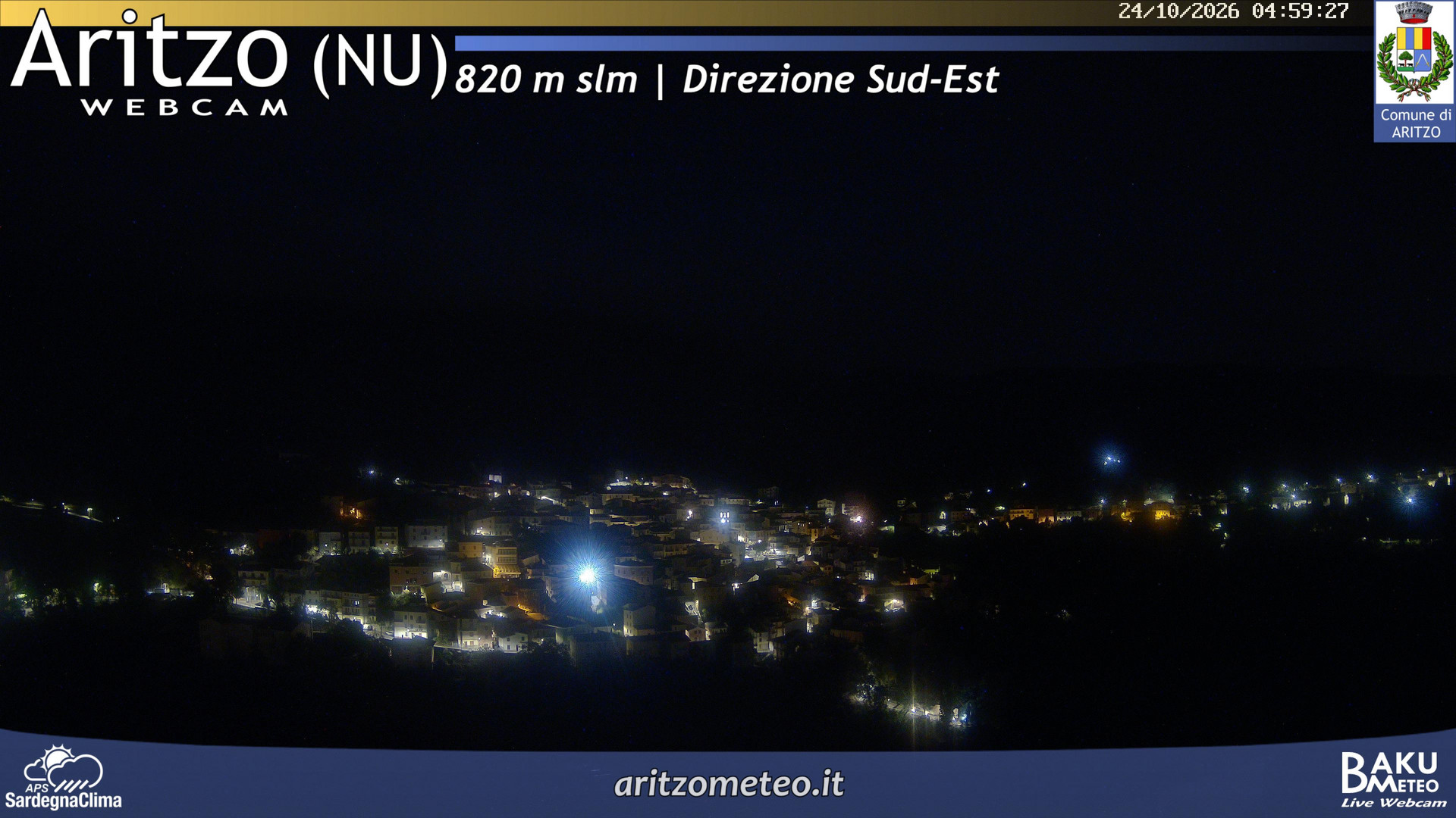 time-lapse frame, Aritzo webcam