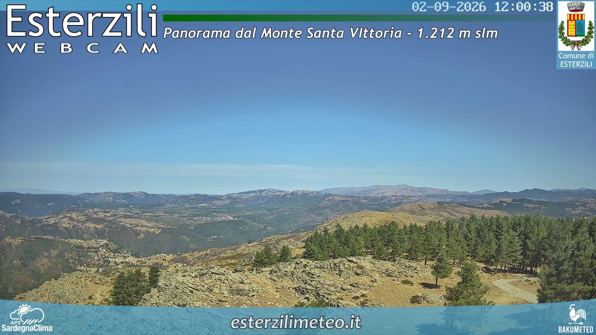 view from Monte Santa Vittoria on 2026-09-02