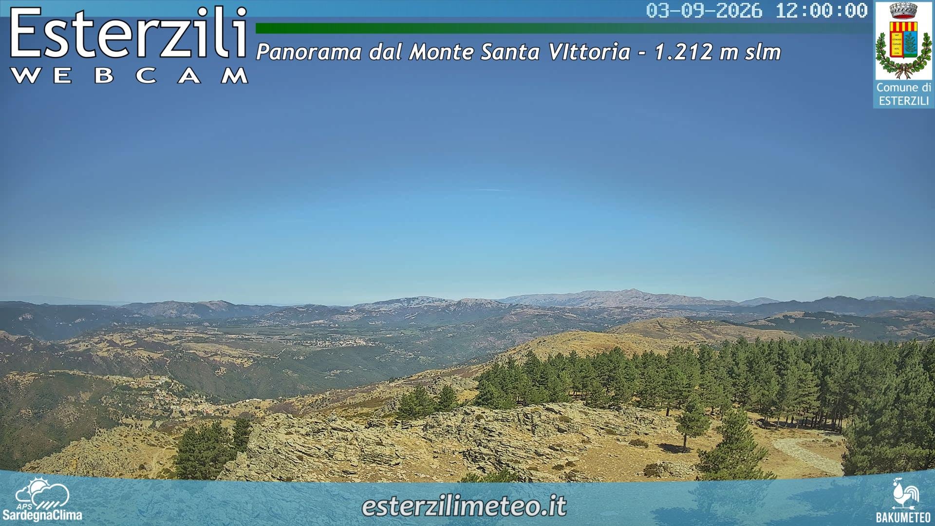 view from Monte Santa Vittoria on 2026-09-03