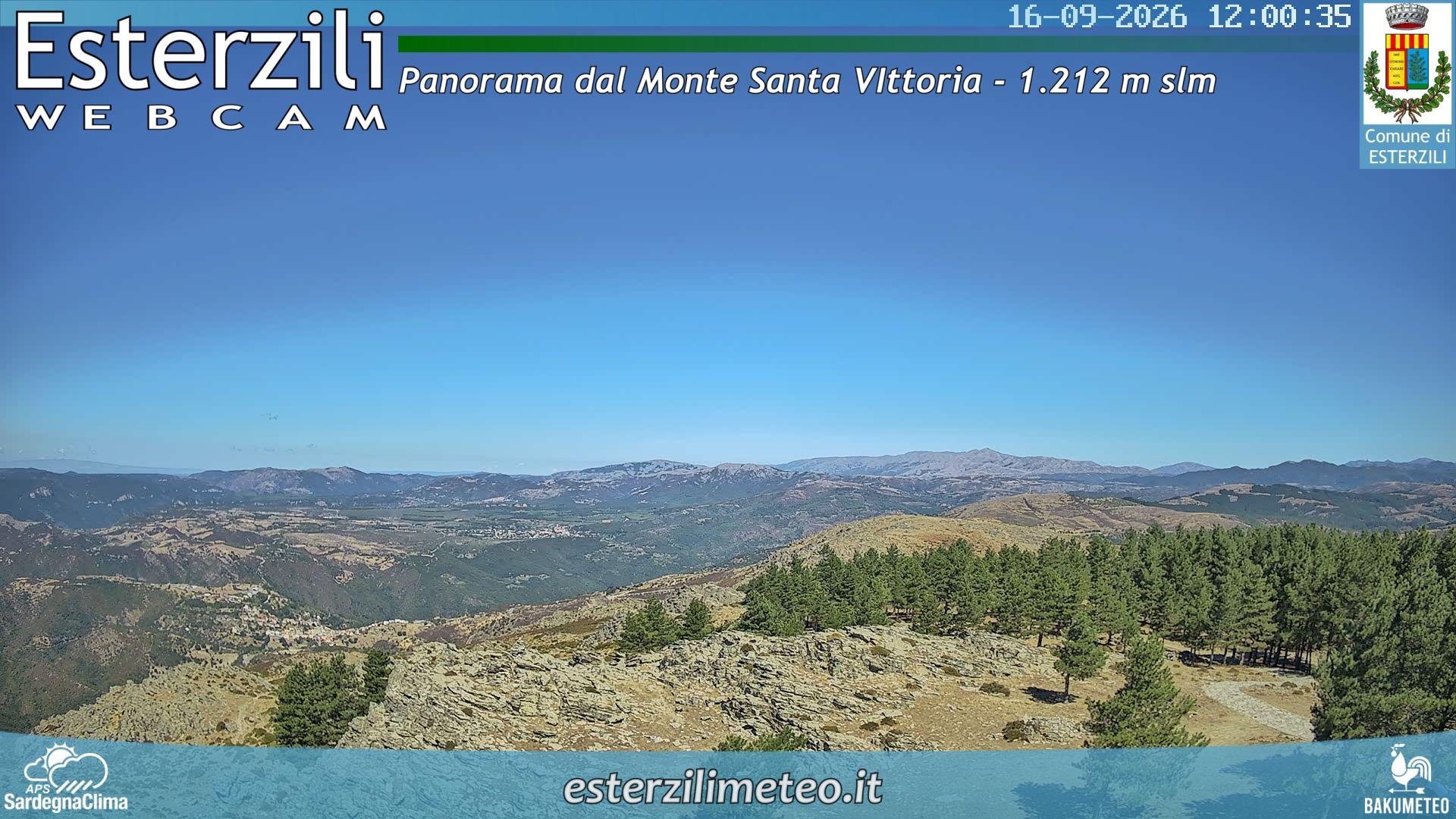view from Monte Santa Vittoria on 2026-09-16
