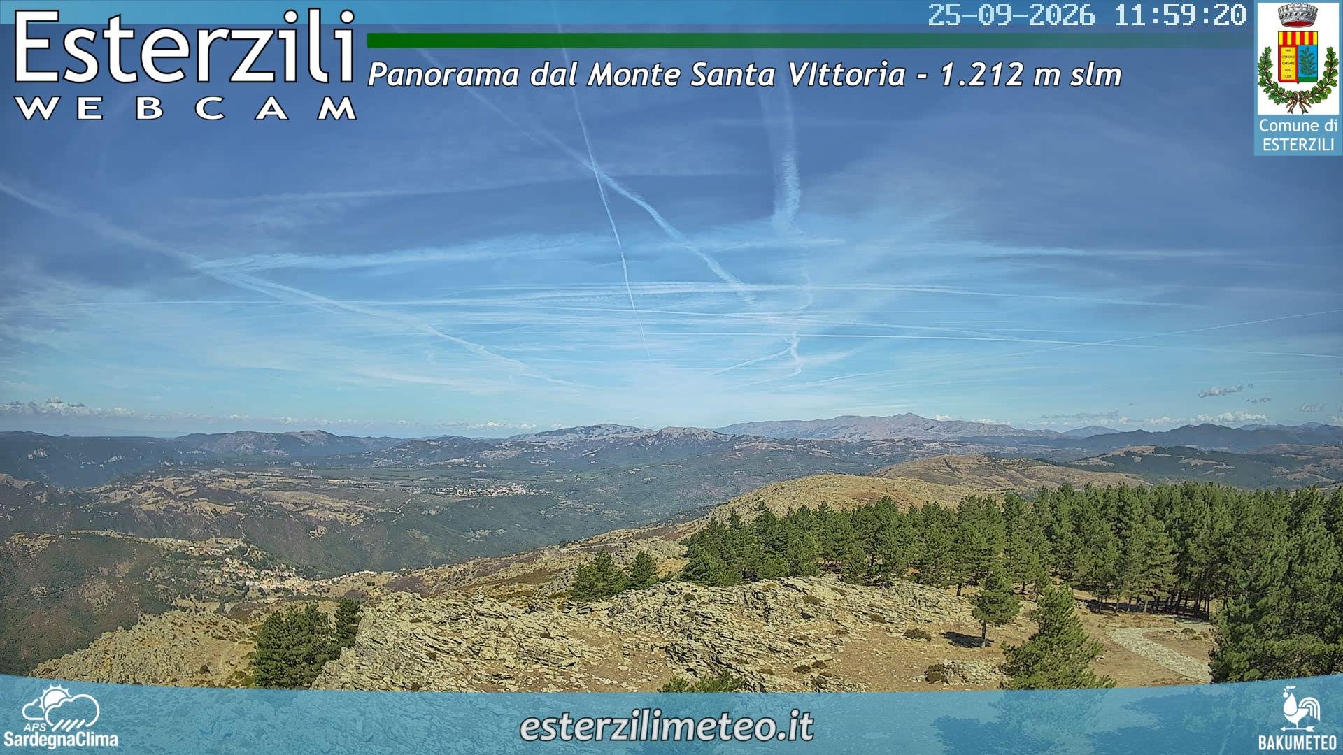 view from Monte Santa Vittoria on 2026-09-25