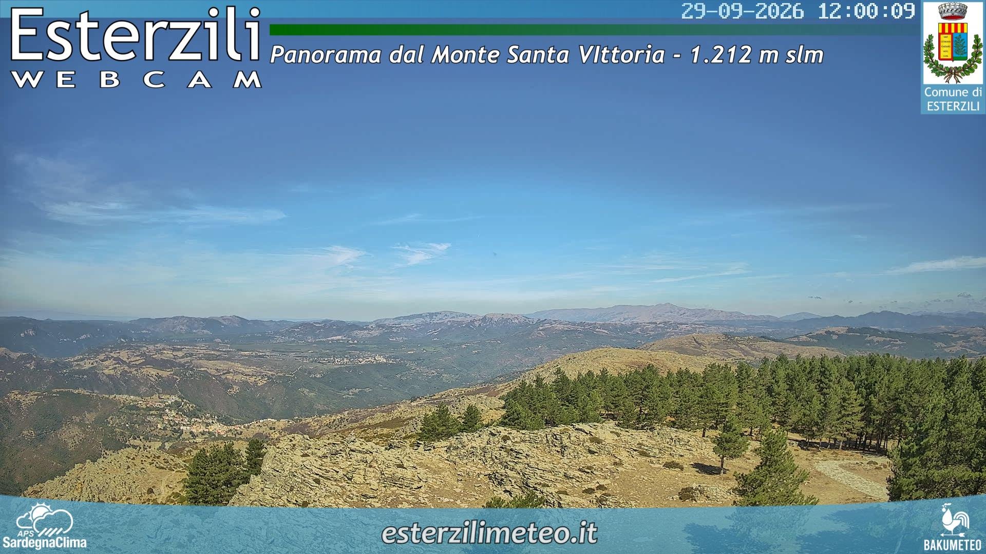 view from Monte Santa Vittoria on 2026-09-29