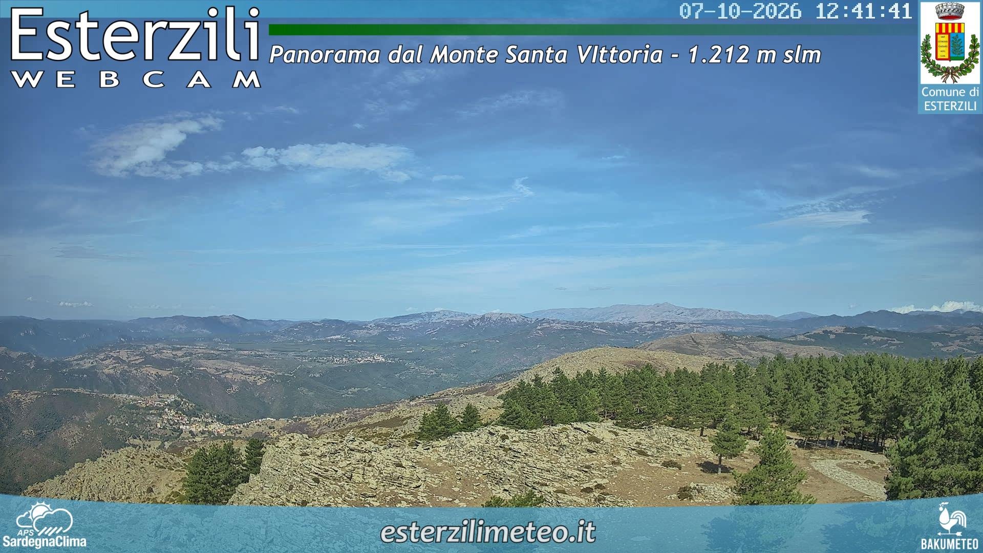 view from Monte Santa Vittoria on 2026-10-07