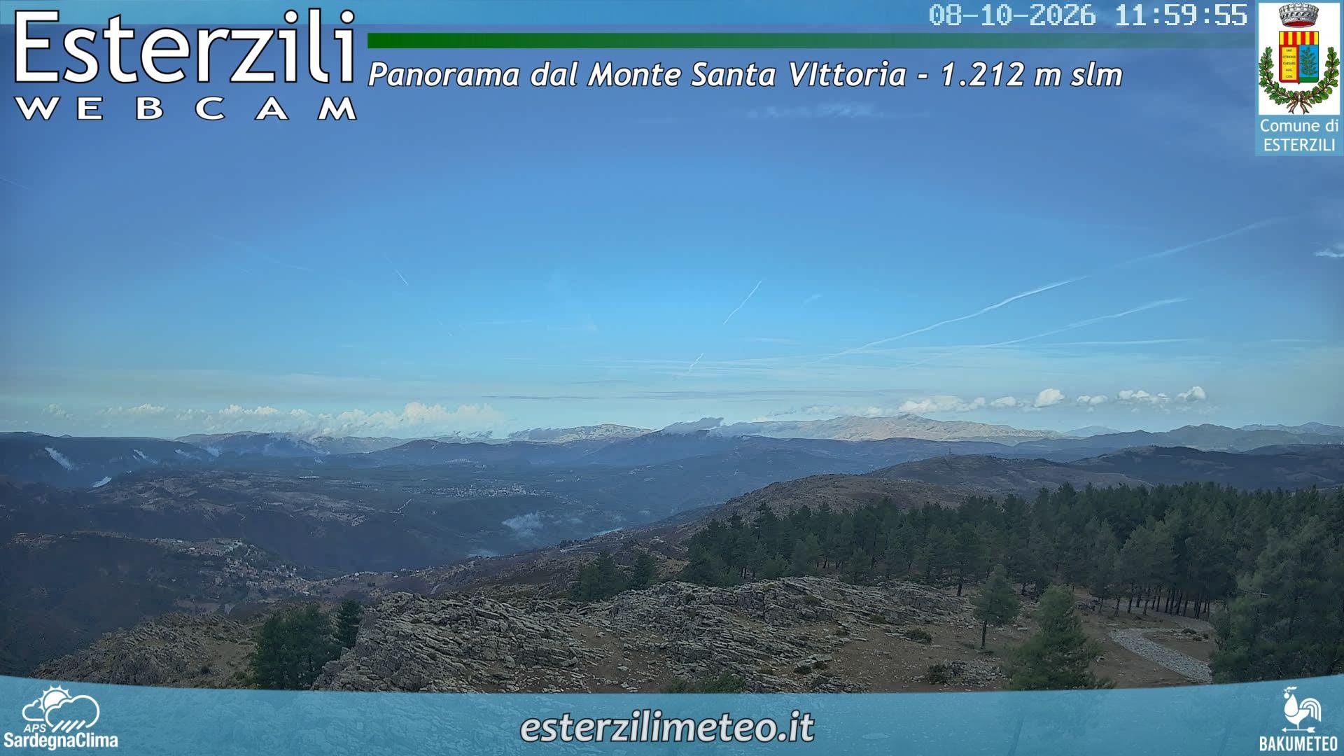view from Monte Santa Vittoria on 2026-10-08
