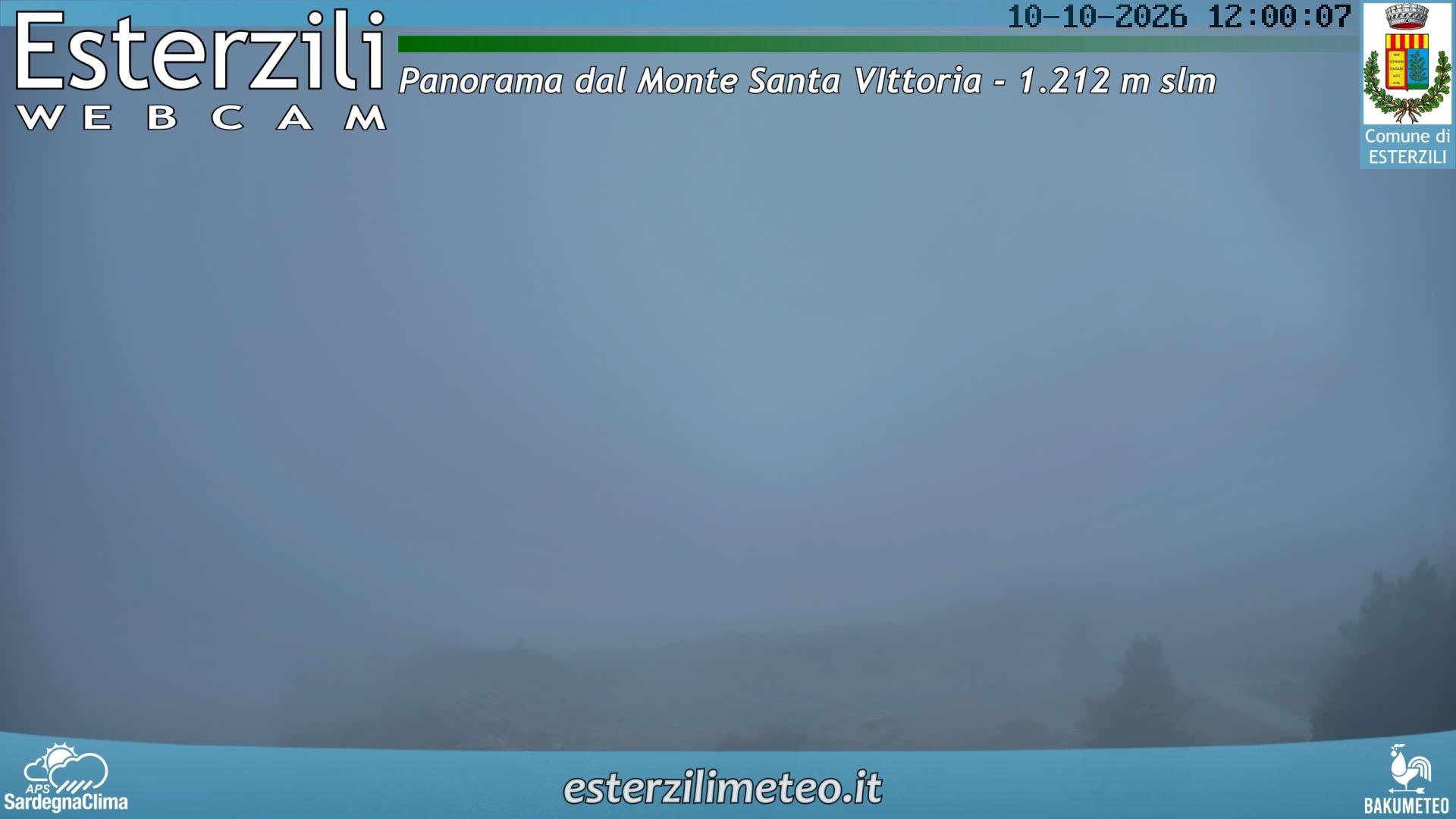 view from Monte Santa Vittoria on 2026-10-10