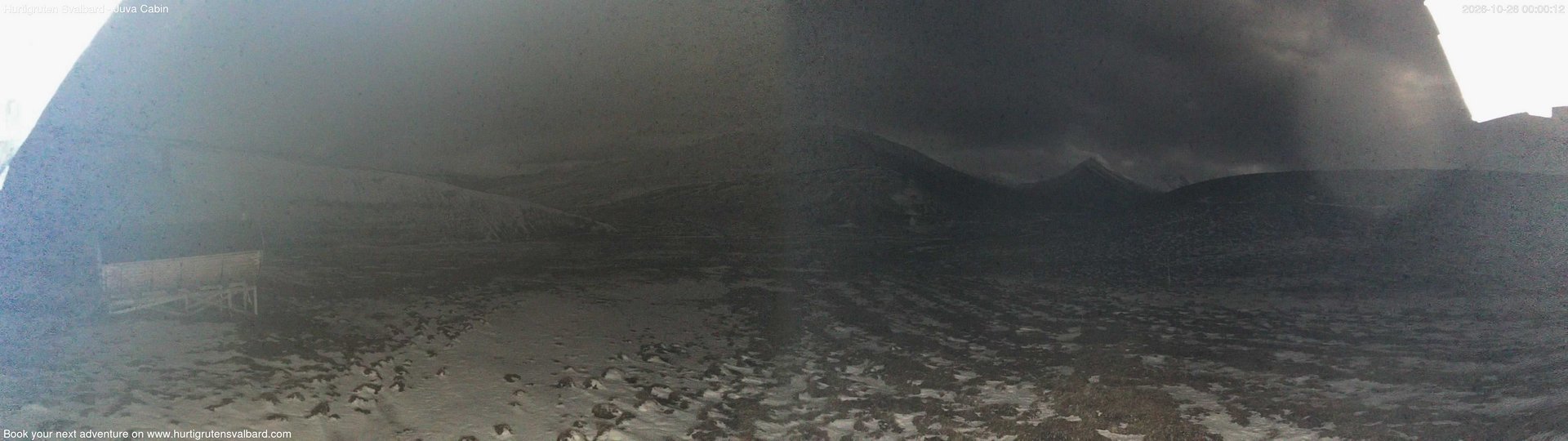 time-lapse frame, Hurtigruten Svalbard - Brentskaret webcam