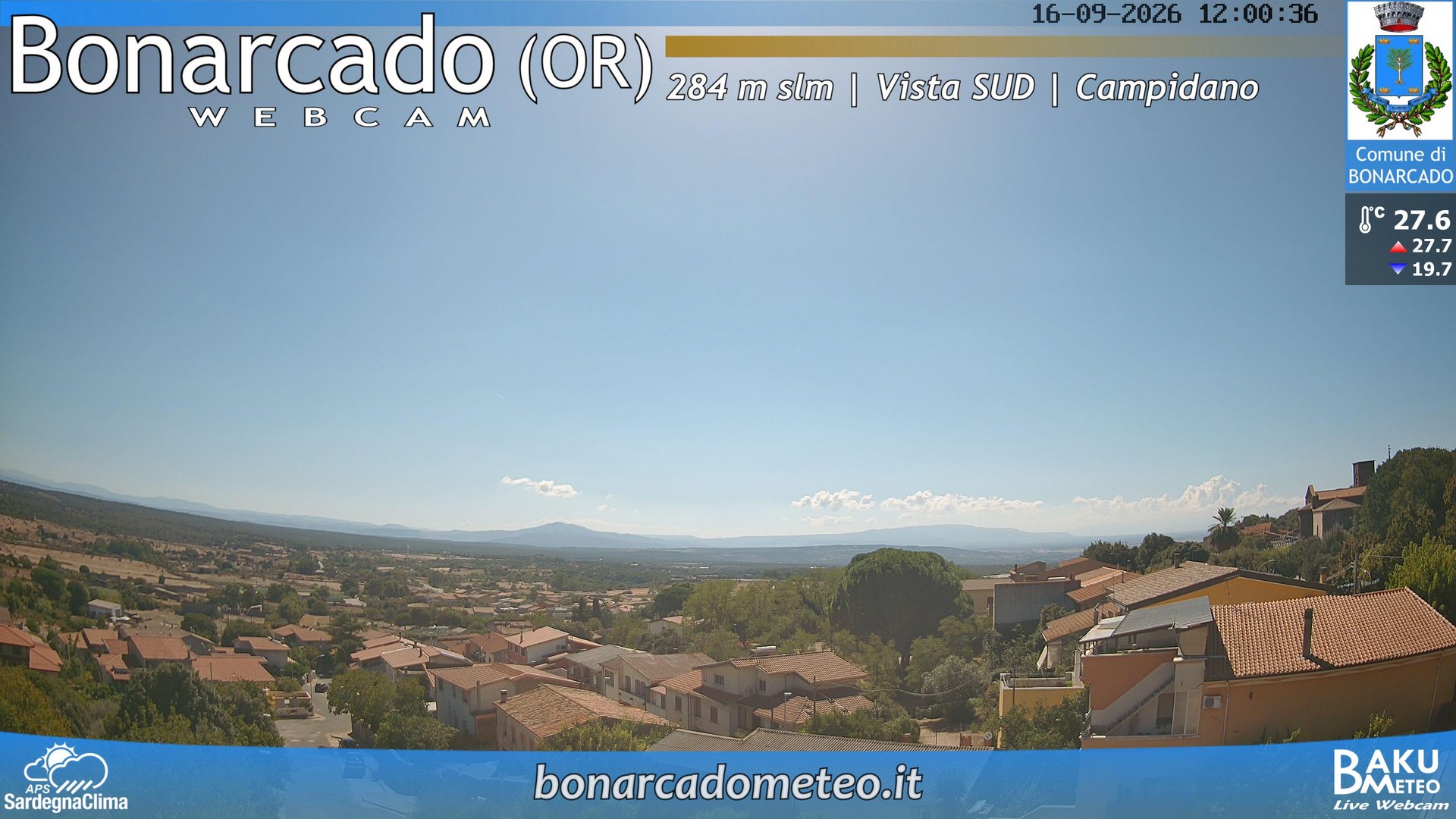 view from Bonarcado SUD on 2026-09-16
