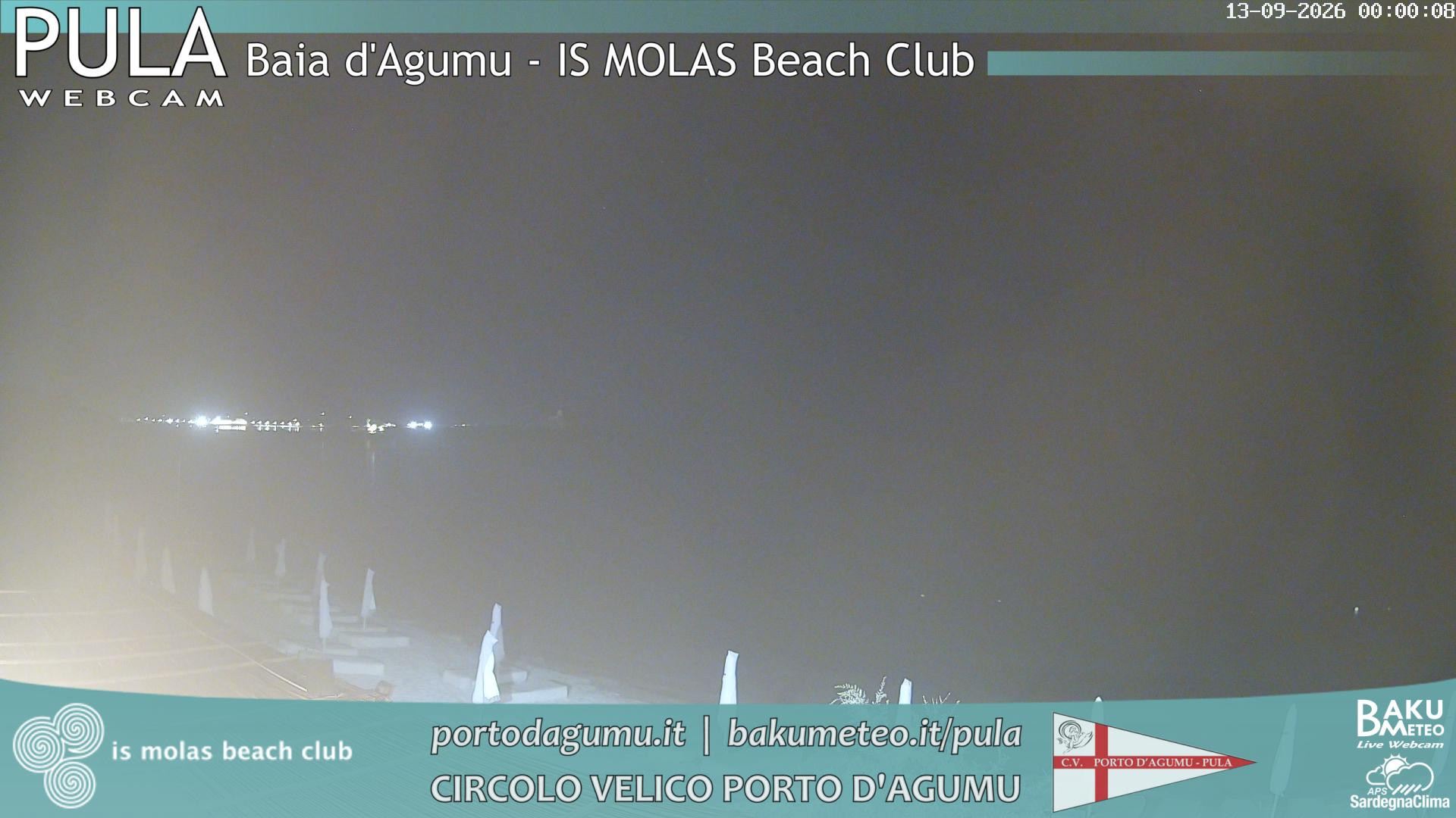 time-lapse frame, Porto d'Agumu webcam