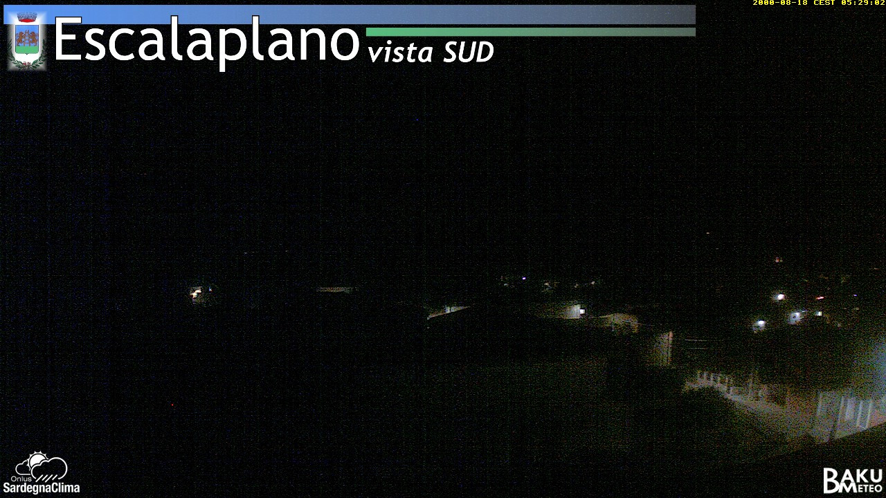time-lapse frame, Escalaplano webcam