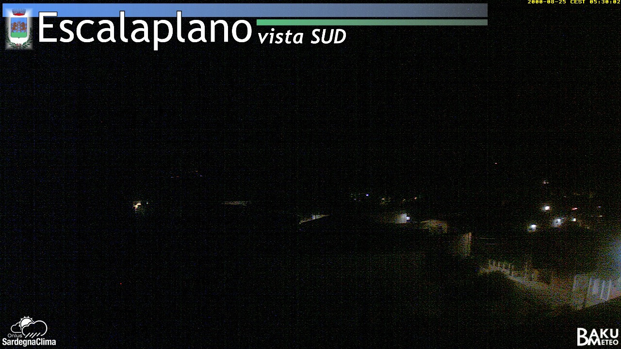time-lapse frame, Escalaplano webcam