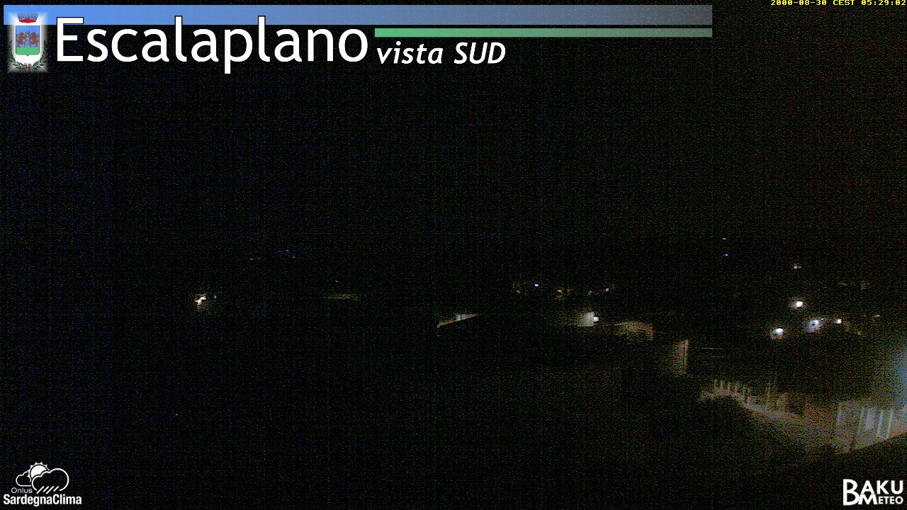 time-lapse frame, Escalaplano webcam