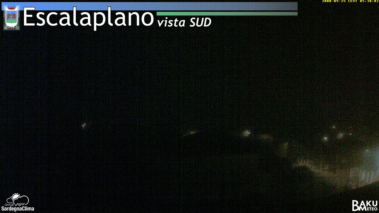 time-lapse frame, Escalaplano webcam