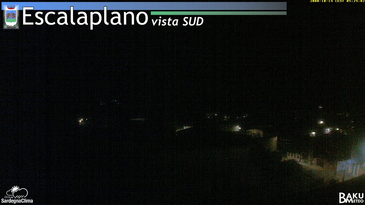 time-lapse frame, Escalaplano webcam