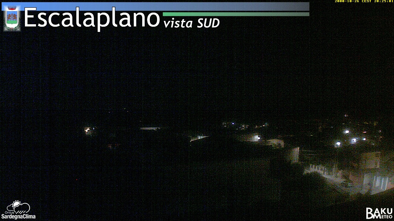 time-lapse frame, Escalaplano webcam
