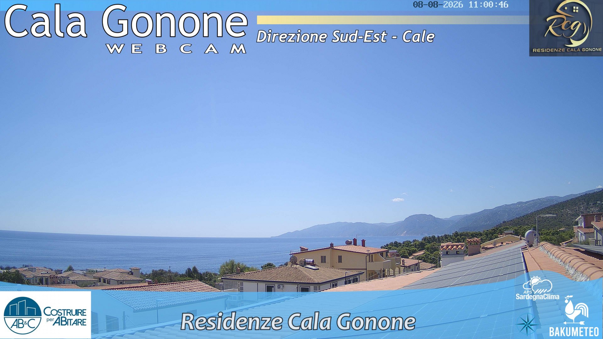view from Cala Gonone SUD on 2026-08-08