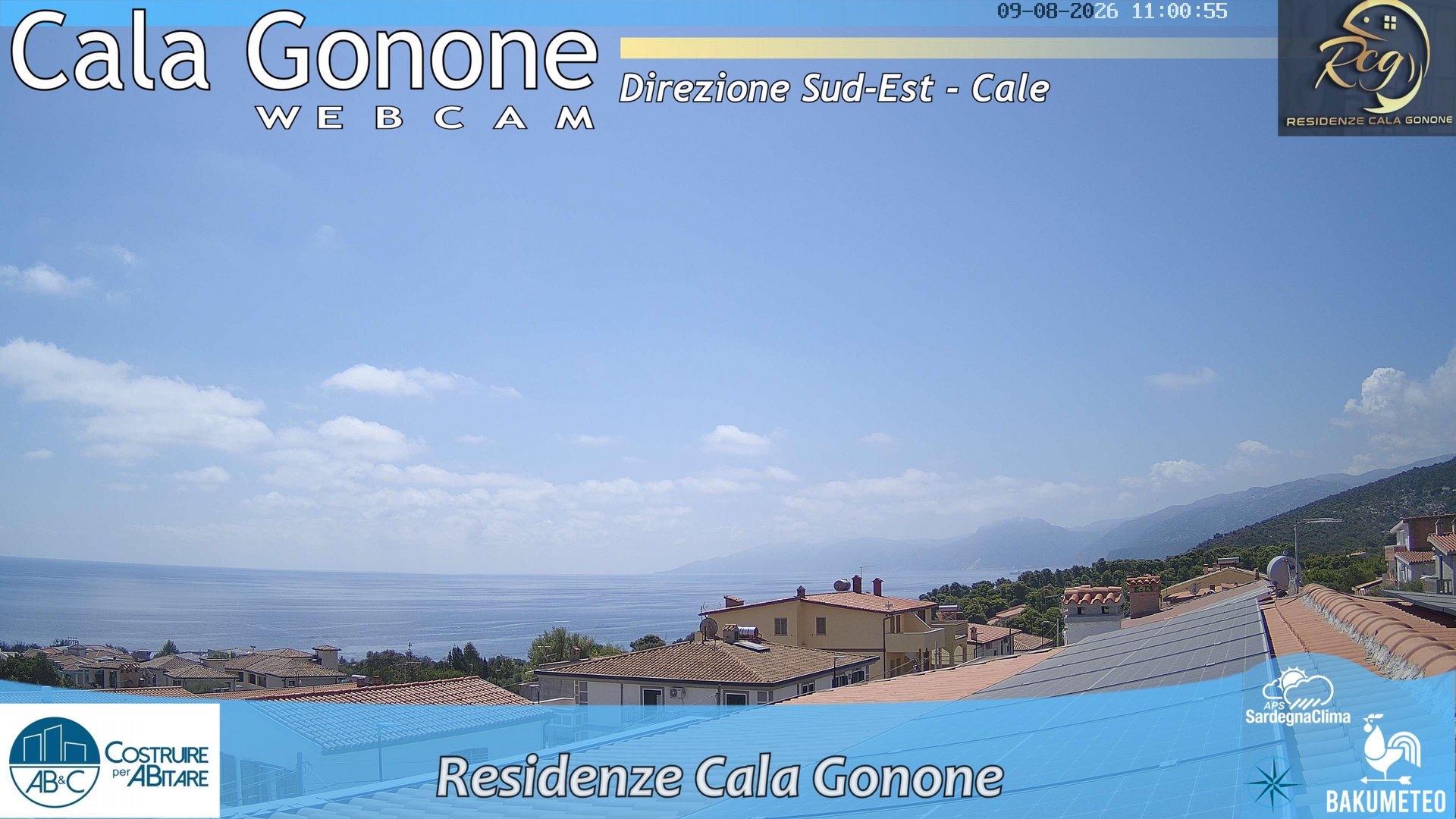 view from Cala Gonone SUD on 2026-08-09
