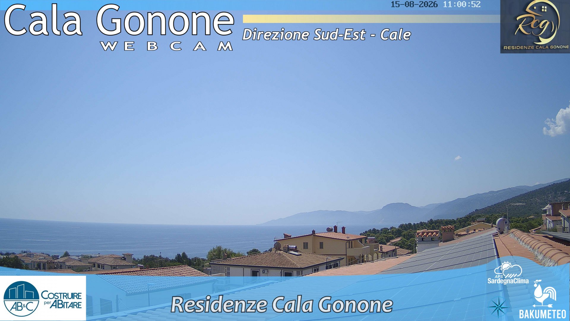view from Cala Gonone SUD on 2026-08-15
