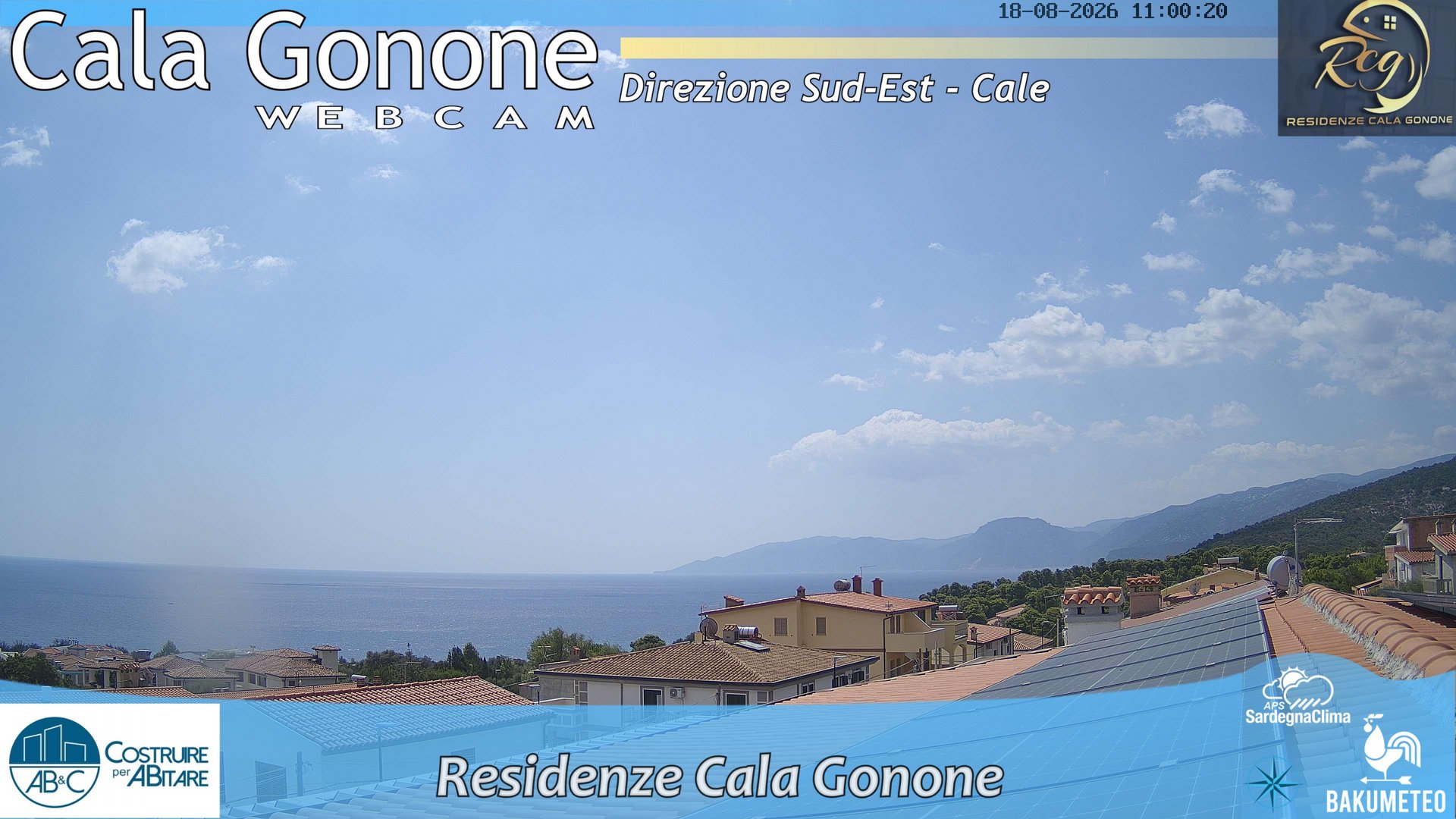 view from Cala Gonone SUD on 2026-08-18