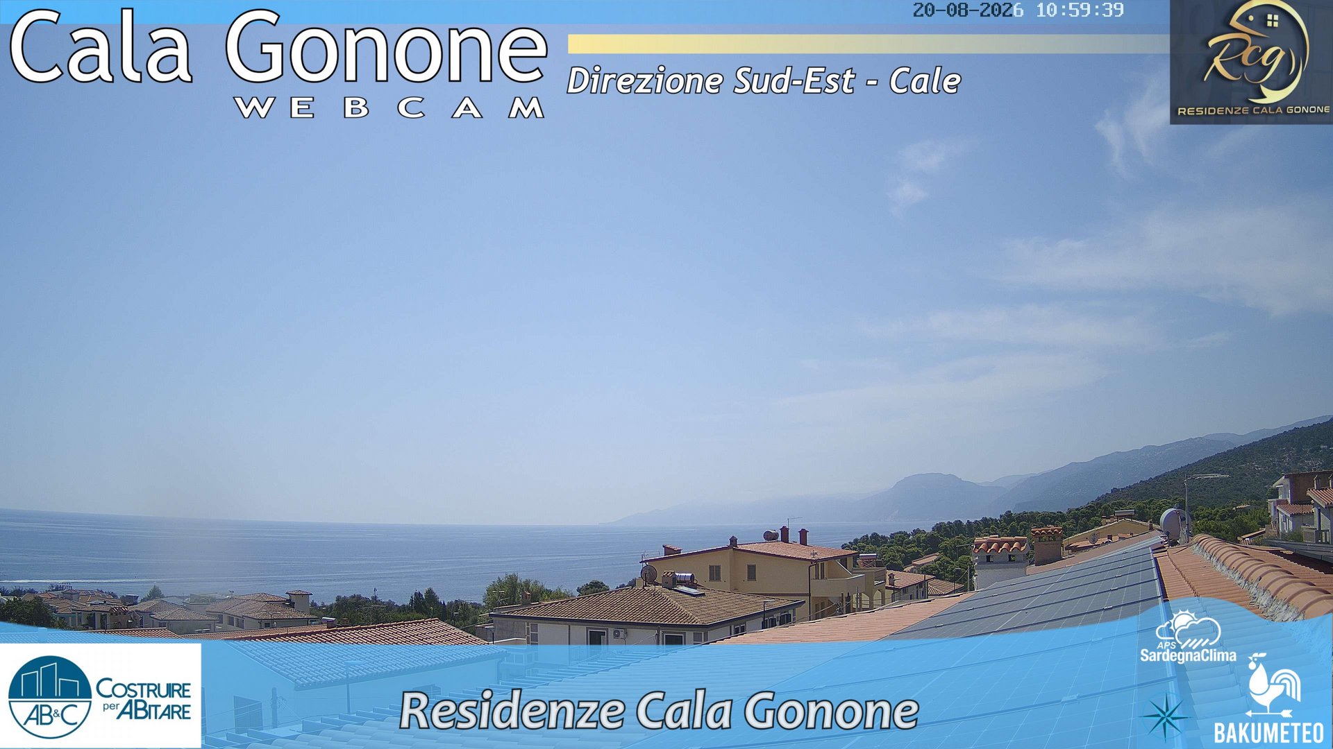 view from Cala Gonone SUD on 2026-08-20