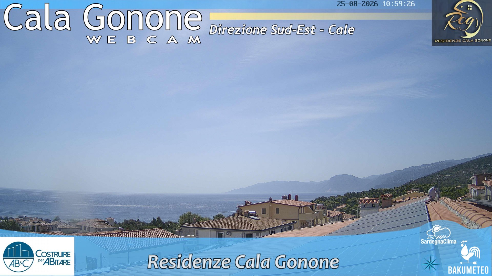 view from Cala Gonone SUD on 2026-08-25