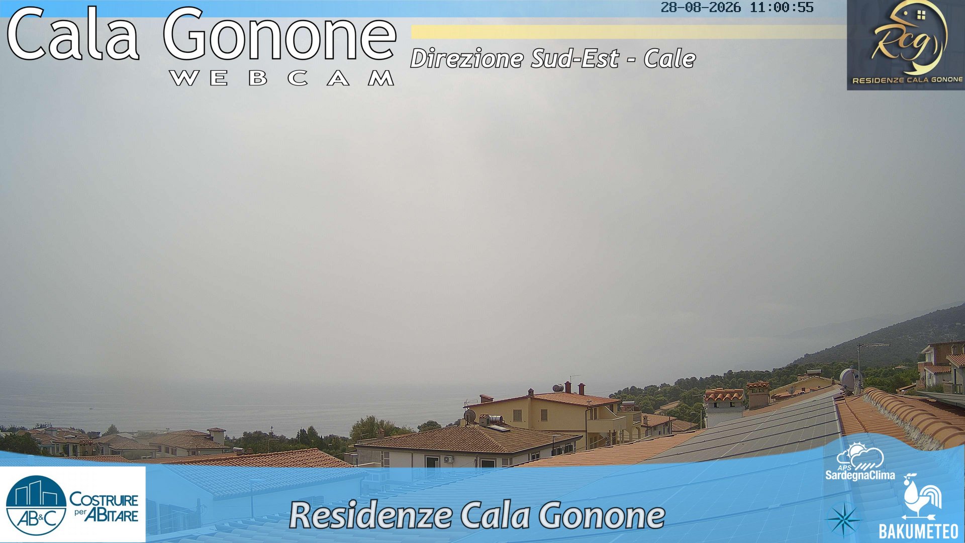 view from Cala Gonone SUD on 2026-08-28