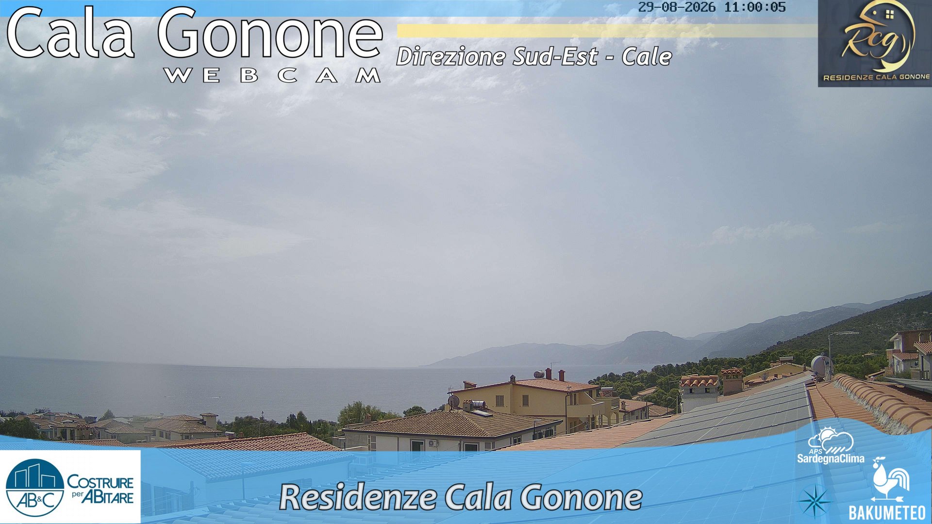 view from Cala Gonone SUD on 2026-08-29