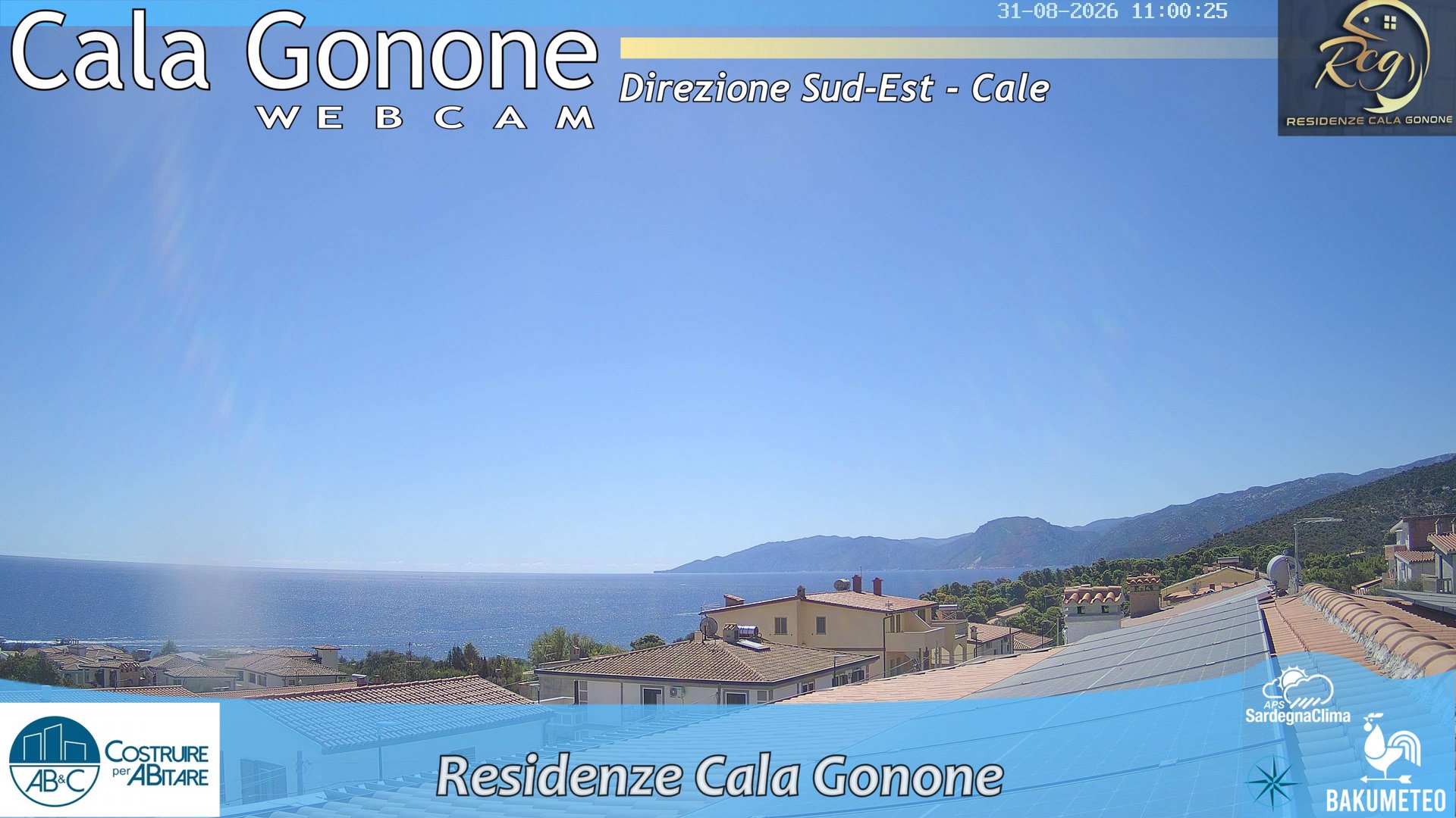 view from Cala Gonone SUD on 2026-08-31