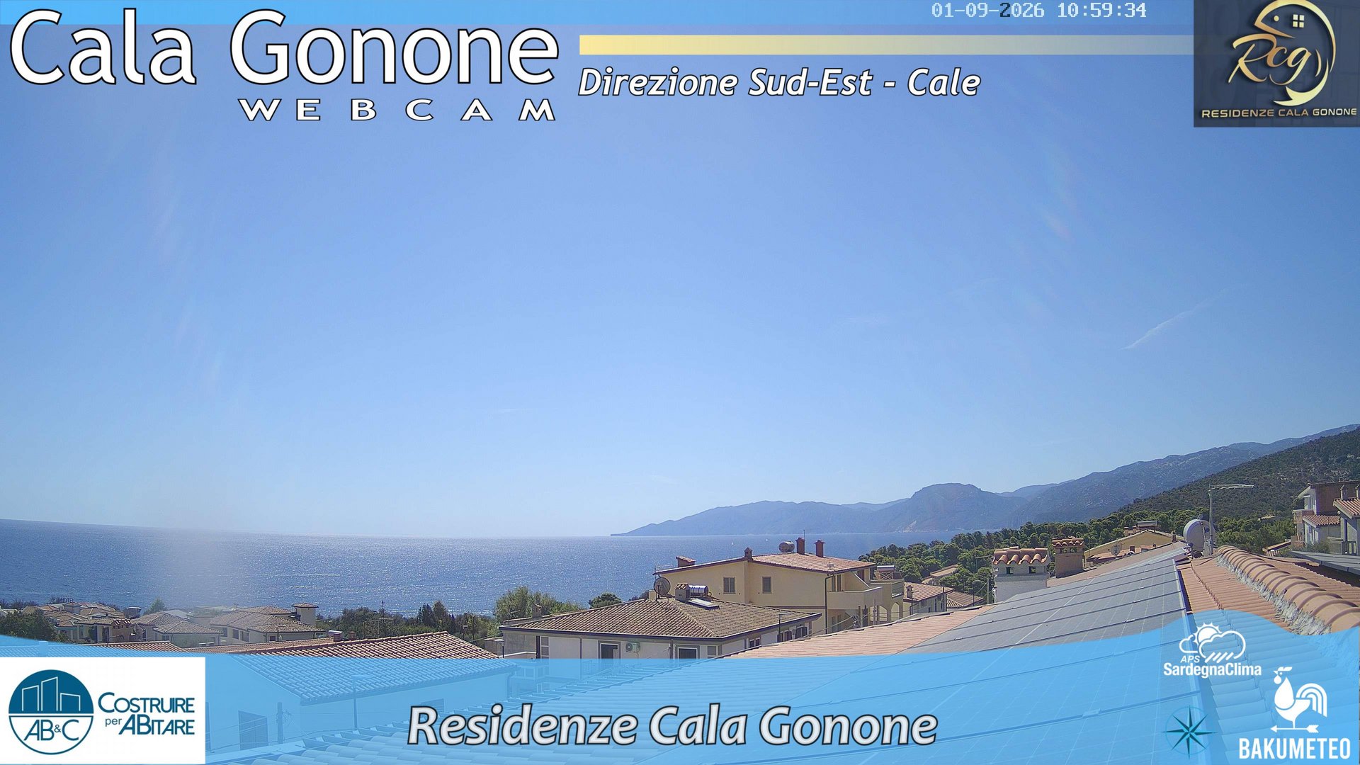 view from Cala Gonone SUD on 2026-09-01