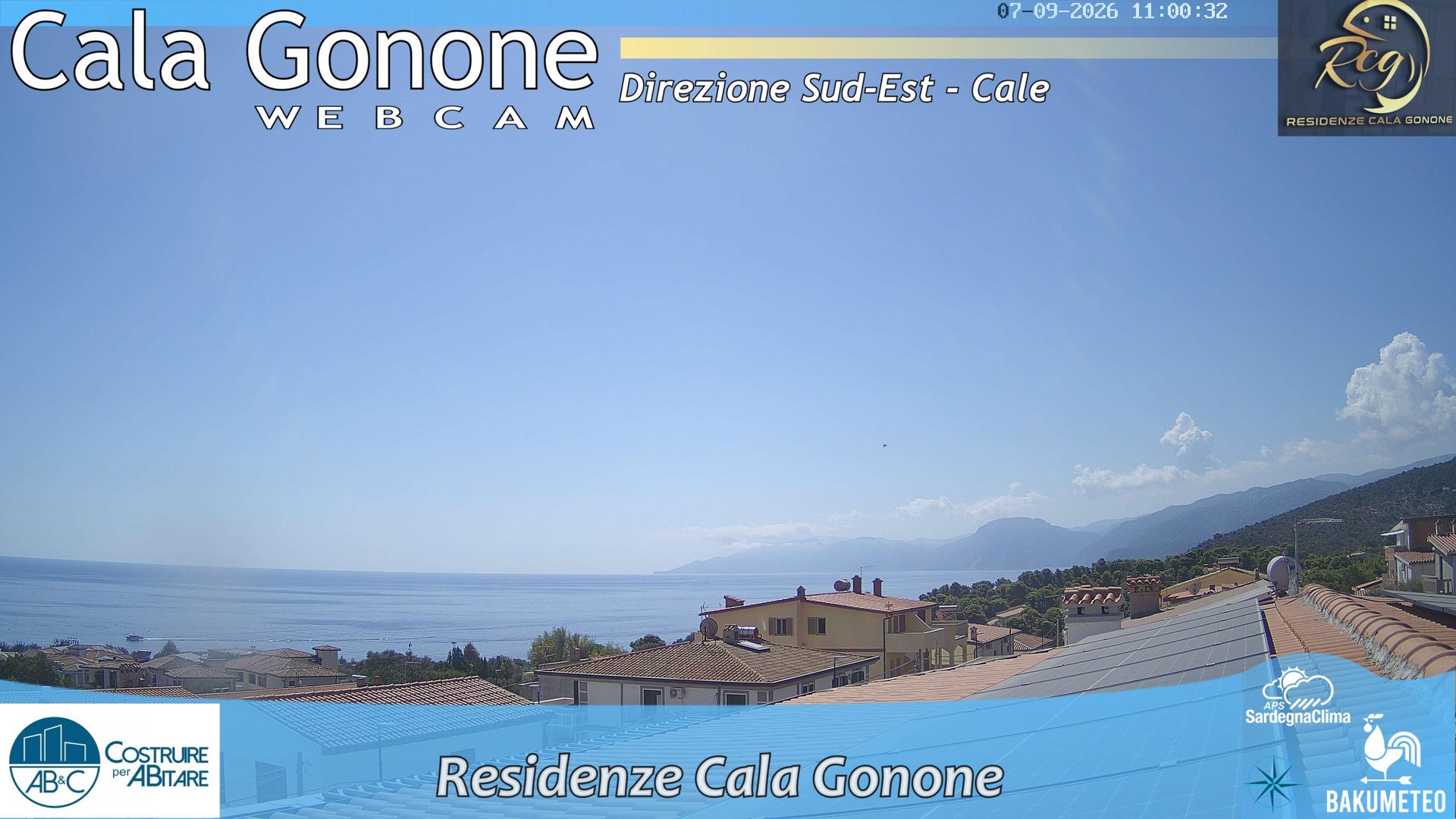 view from Cala Gonone SUD on 2026-09-07