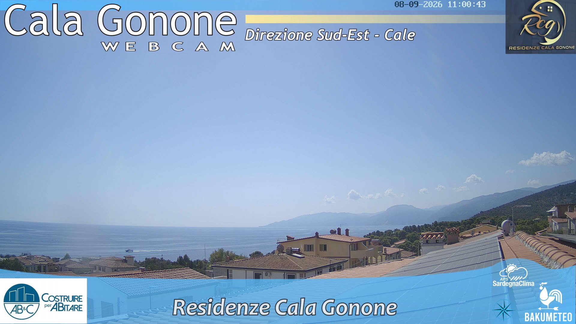 view from Cala Gonone SUD on 2026-09-08