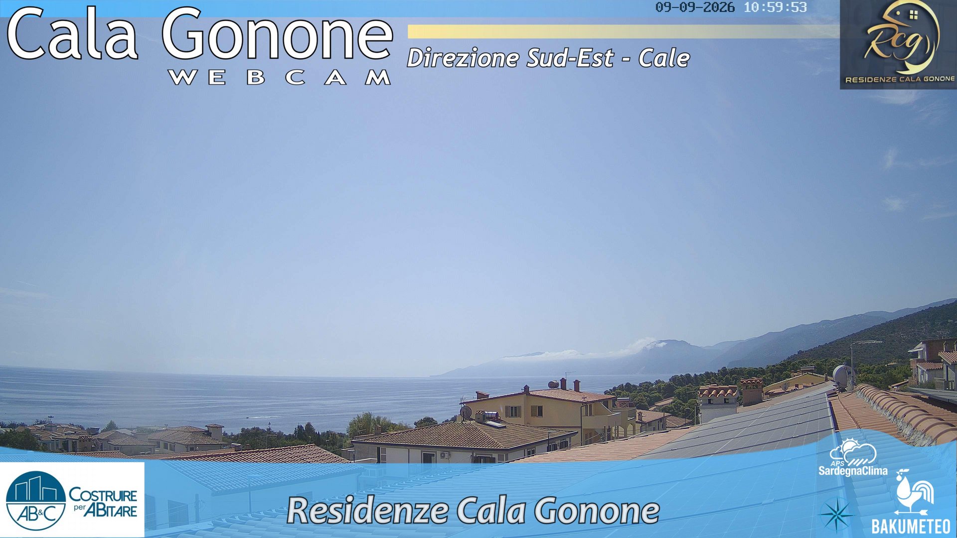 view from Cala Gonone SUD on 2026-09-09
