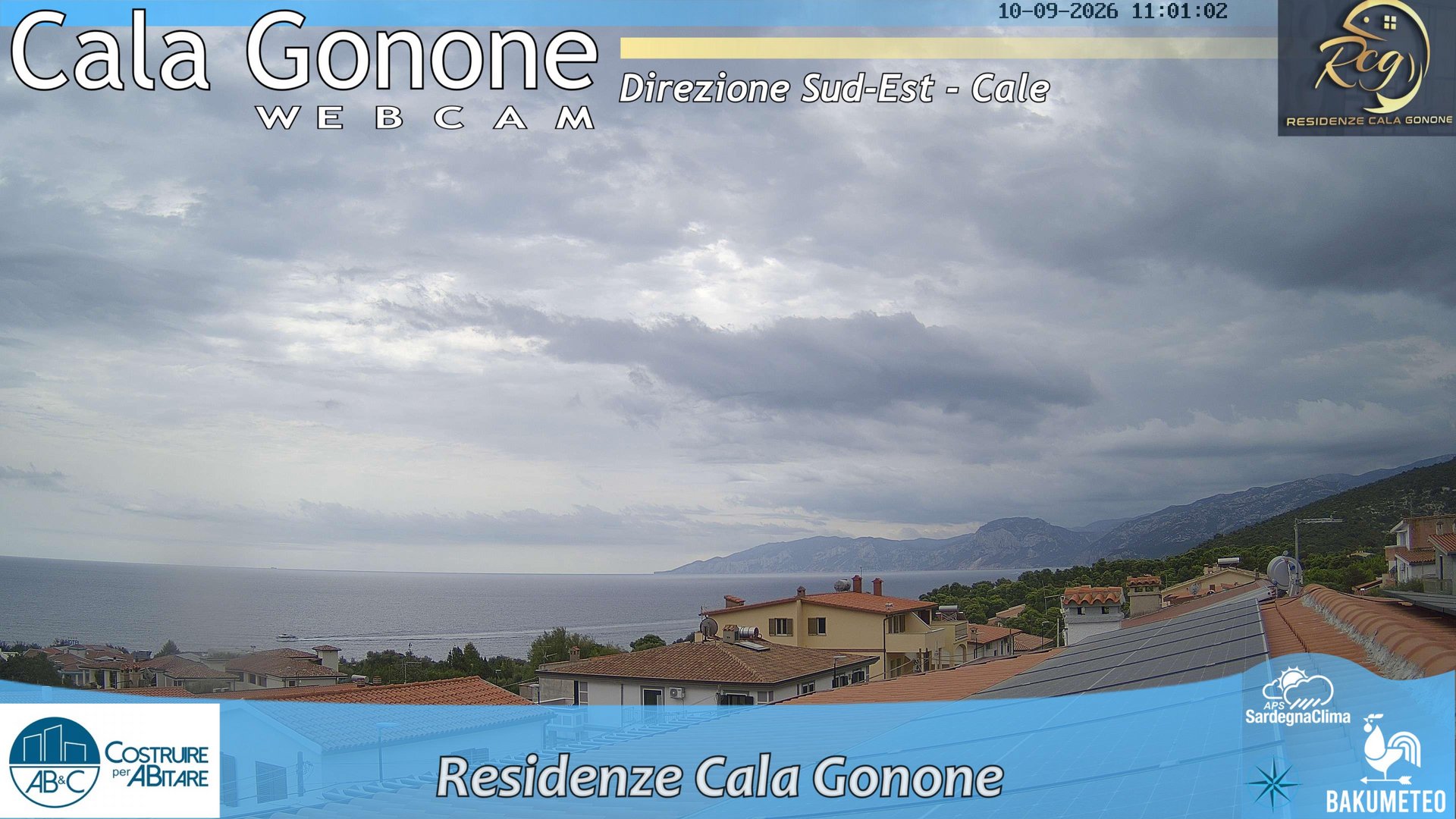 view from Cala Gonone SUD on 2026-09-10