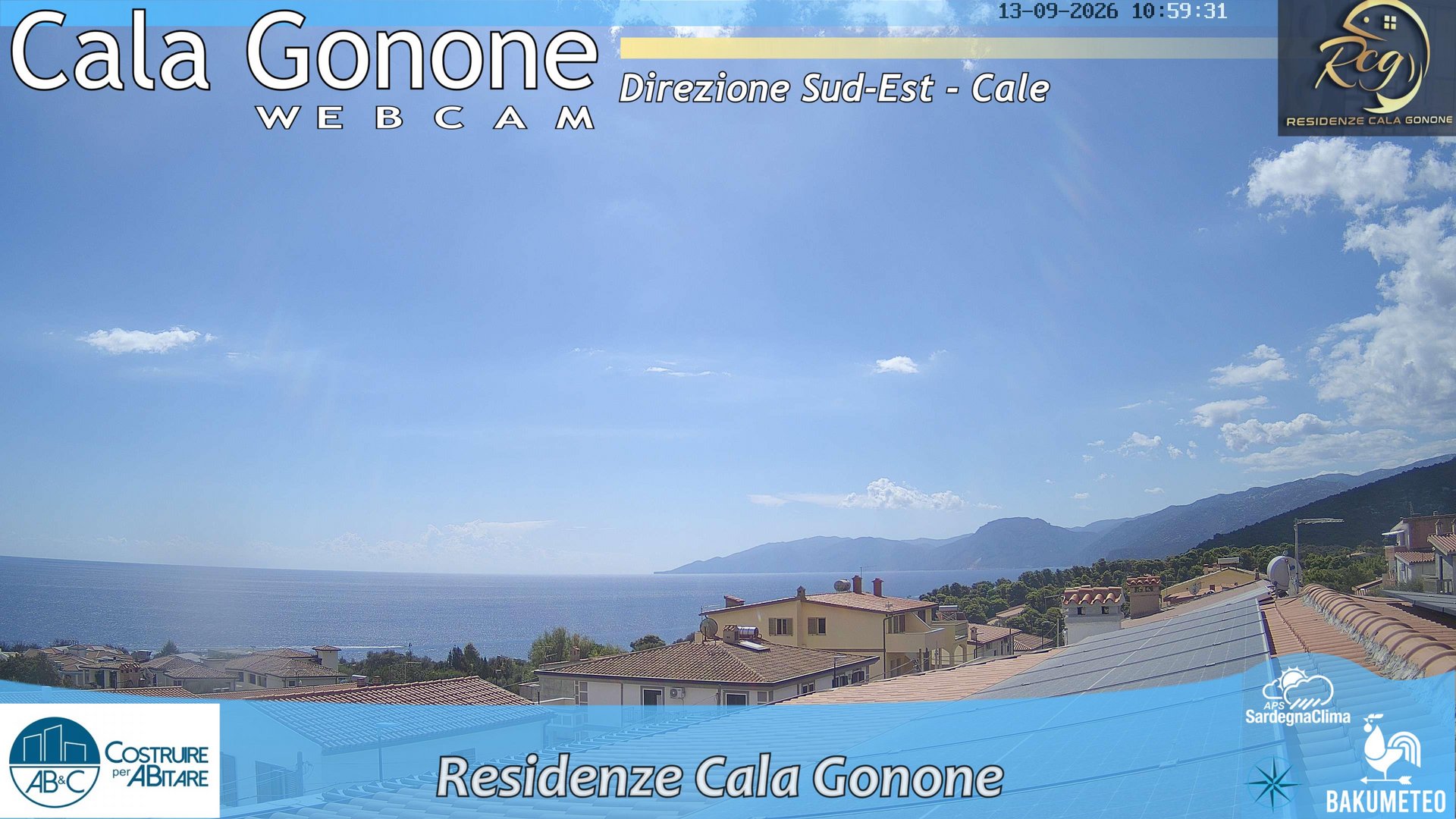 view from Cala Gonone SUD on 2026-09-13