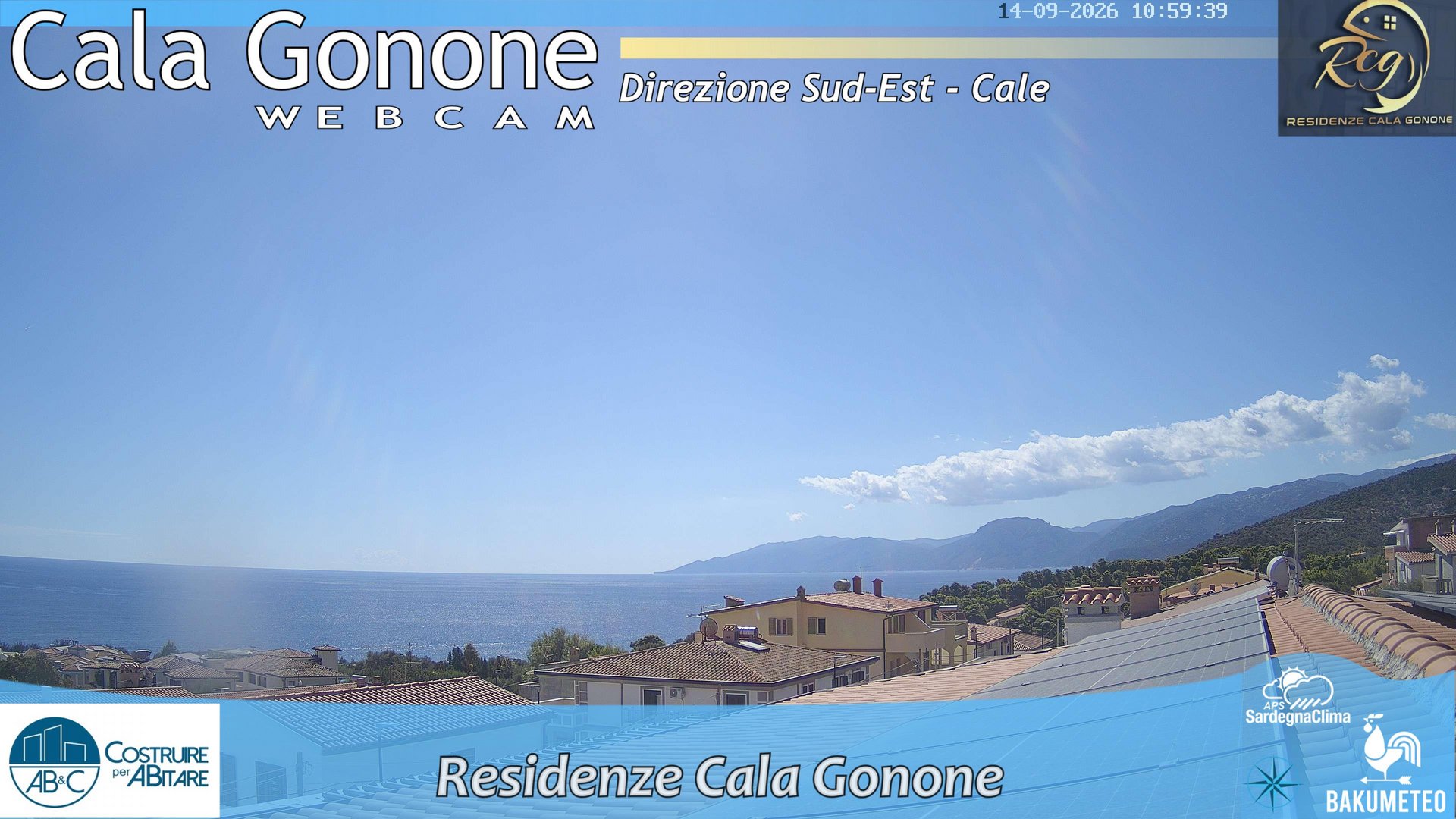 view from Cala Gonone SUD on 2026-09-14