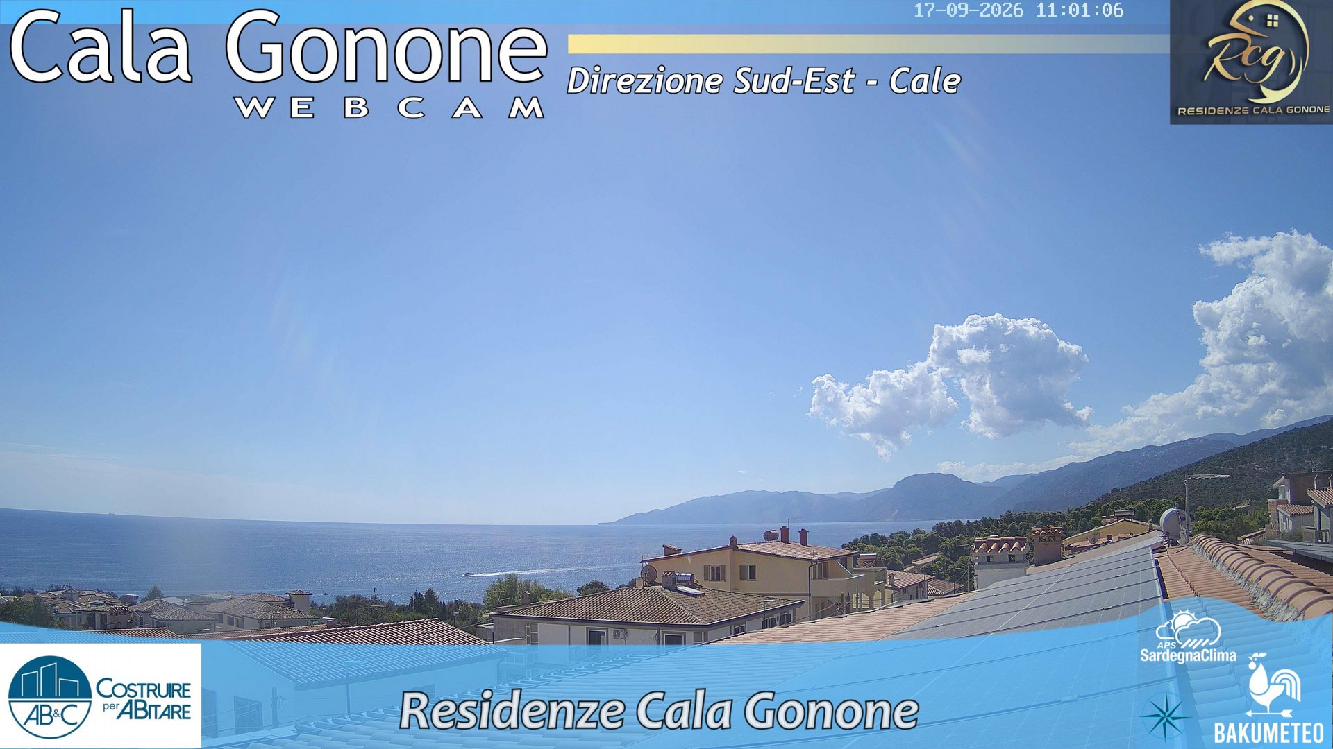 view from Cala Gonone SUD on 2026-09-17