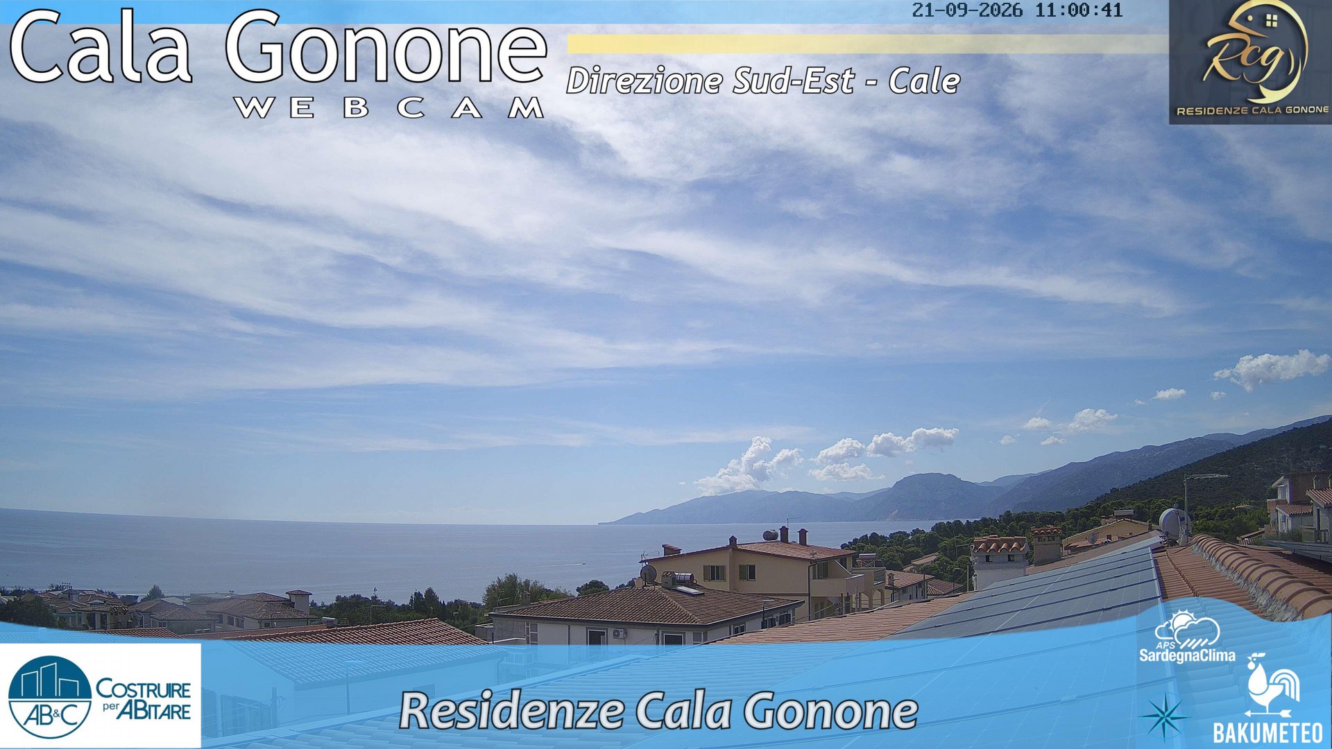 view from Cala Gonone SUD on 2026-09-21