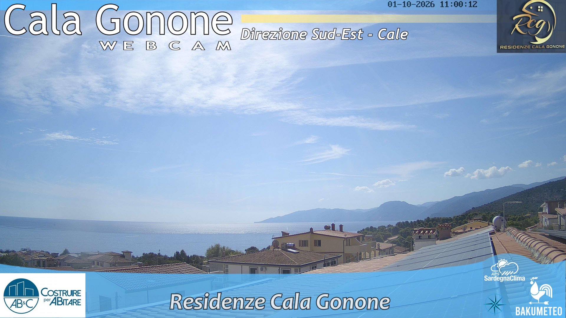 view from Cala Gonone SUD on 2026-10-01