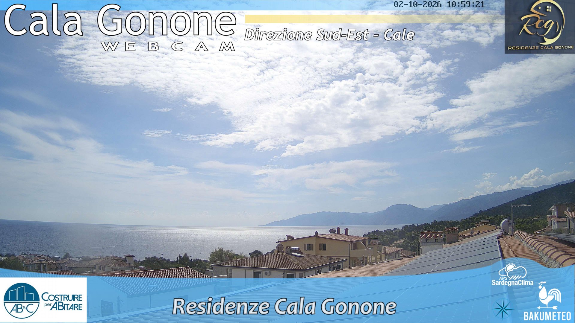 view from Cala Gonone SUD on 2026-10-02