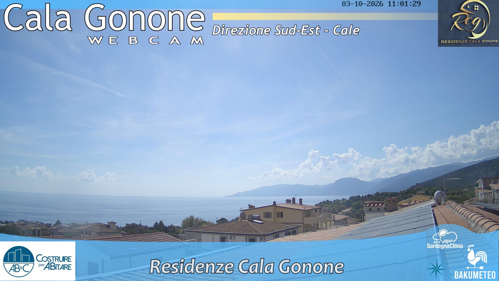 view from Cala Gonone SUD on 2026-10-03