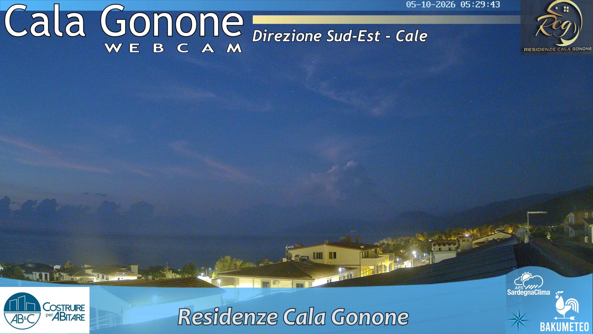 view from Cala Gonone SUD on 2026-10-05