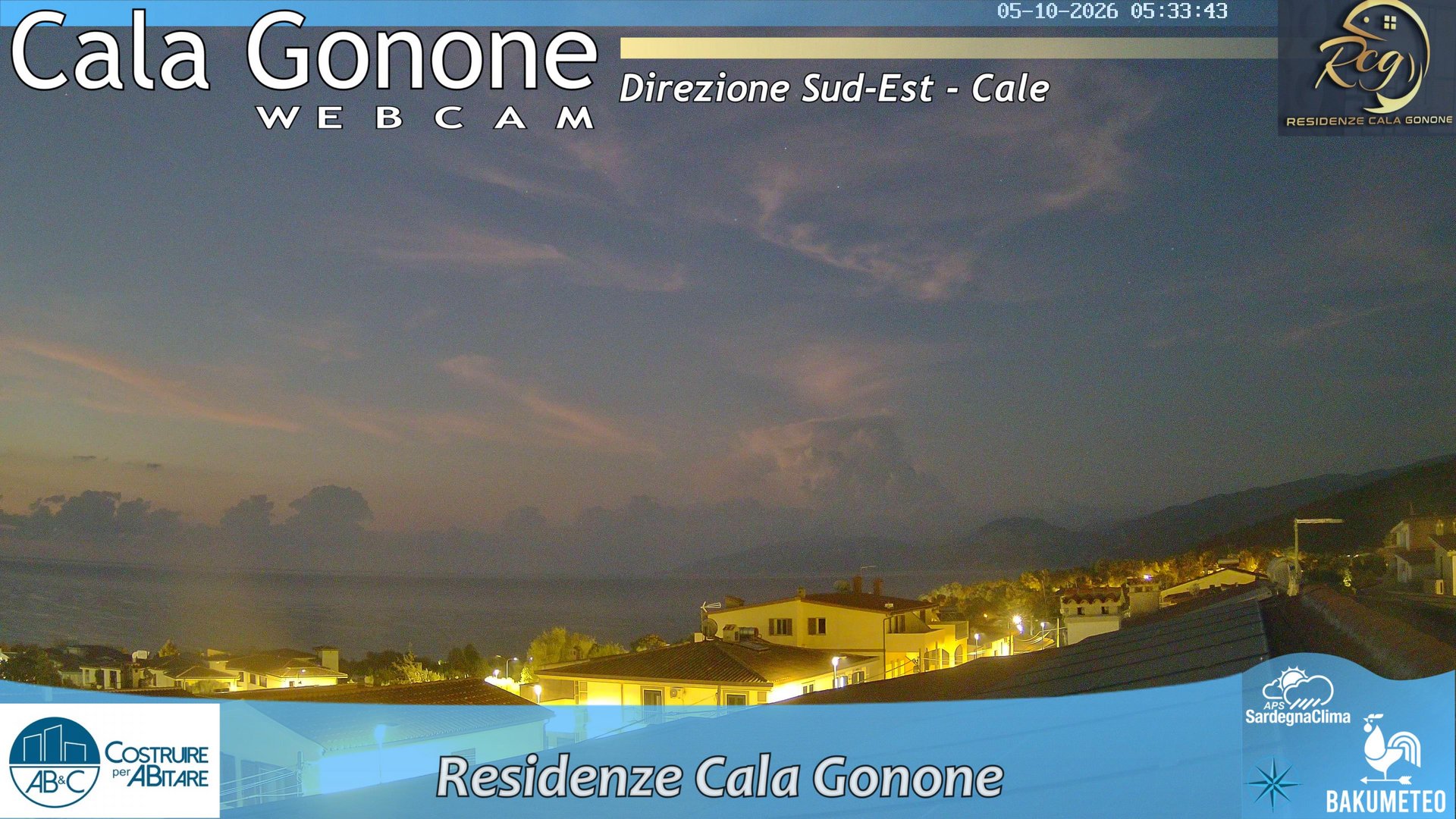 view from Cala Gonone SUD on 2026-10-05