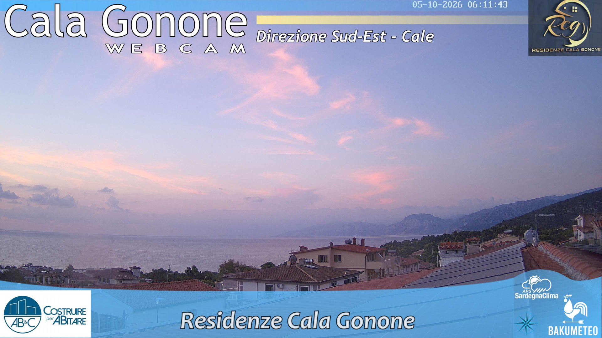 view from Cala Gonone SUD on 2026-10-05