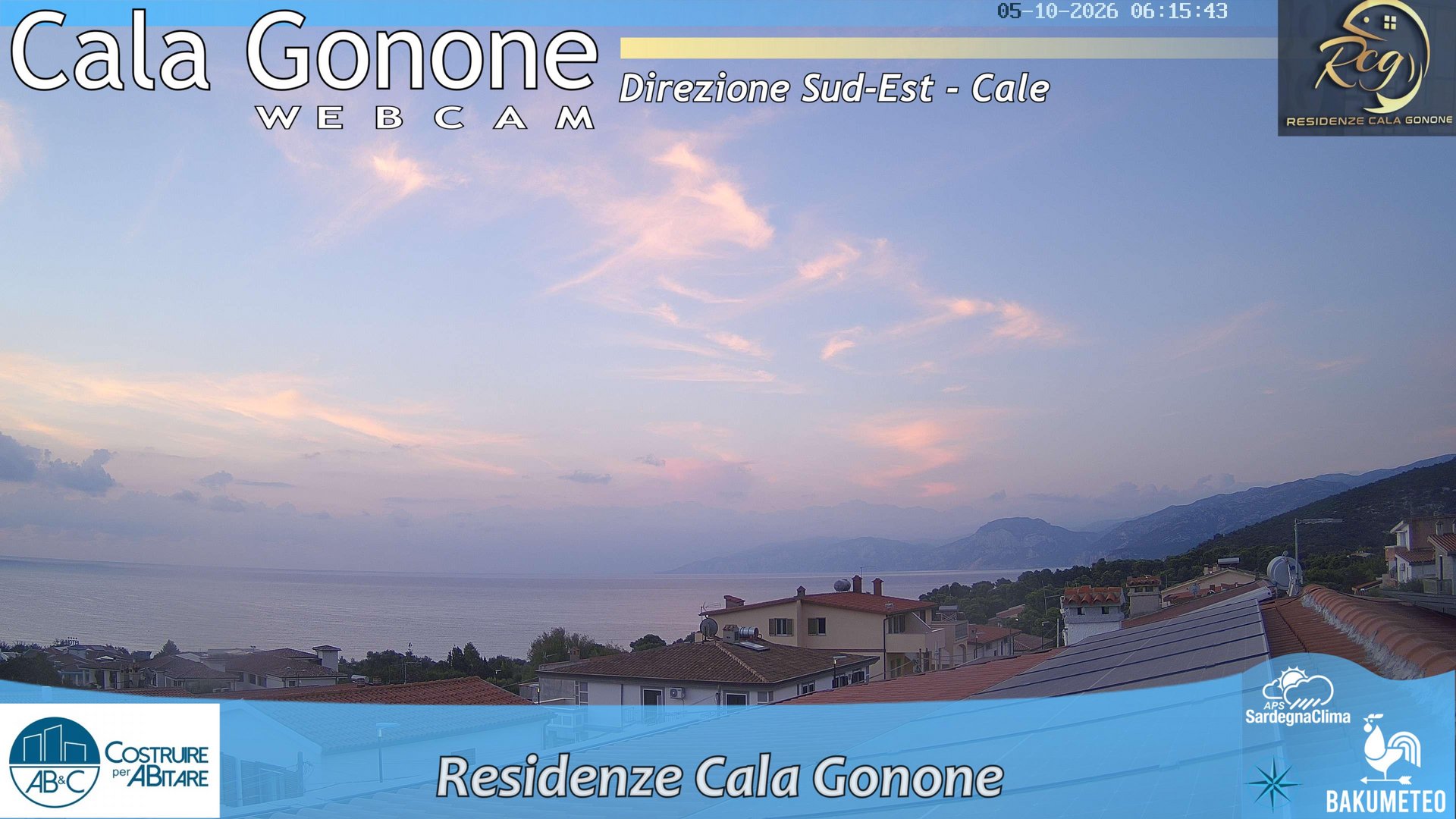 view from Cala Gonone SUD on 2026-10-05