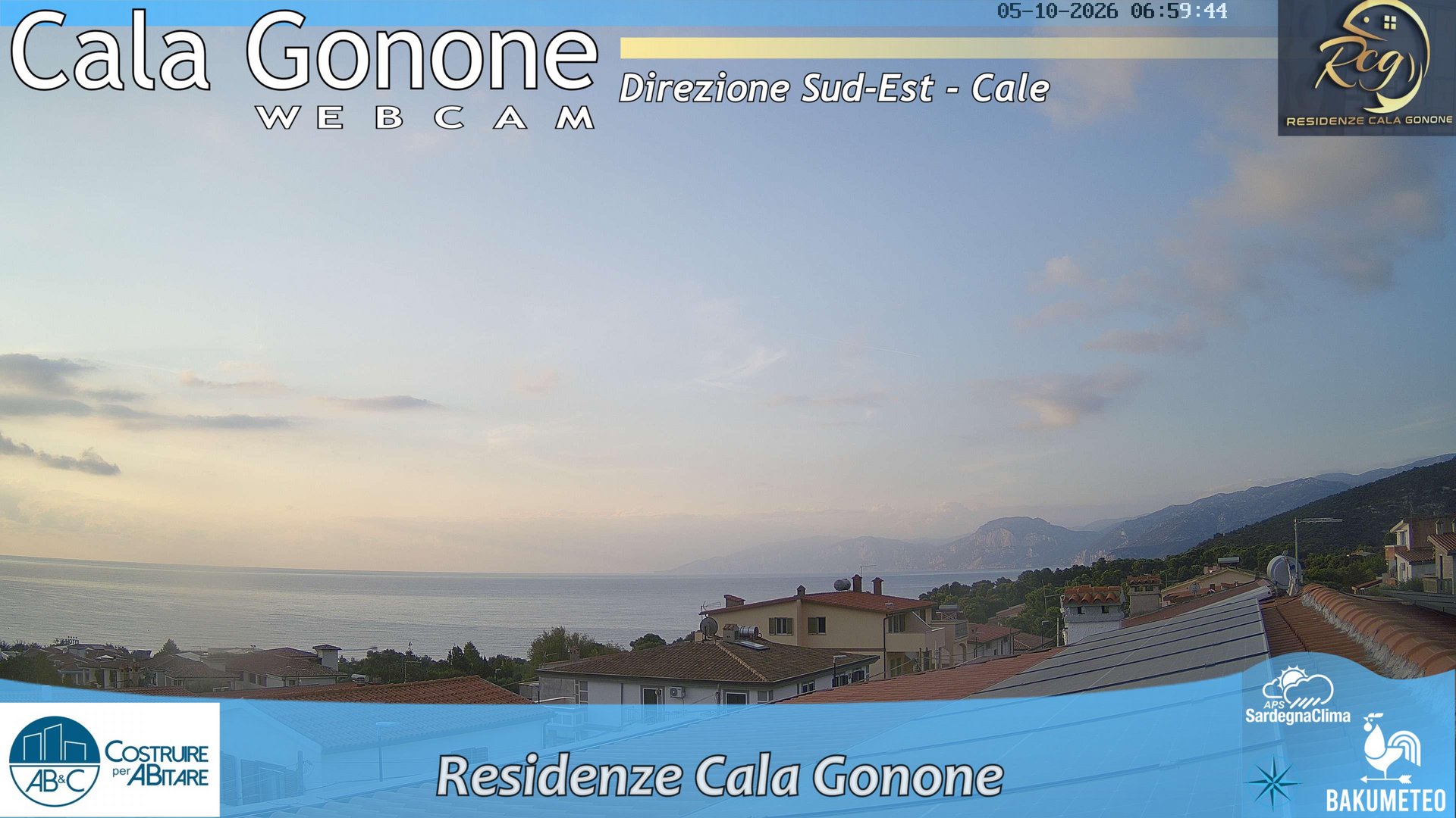 view from Cala Gonone SUD on 2026-10-05