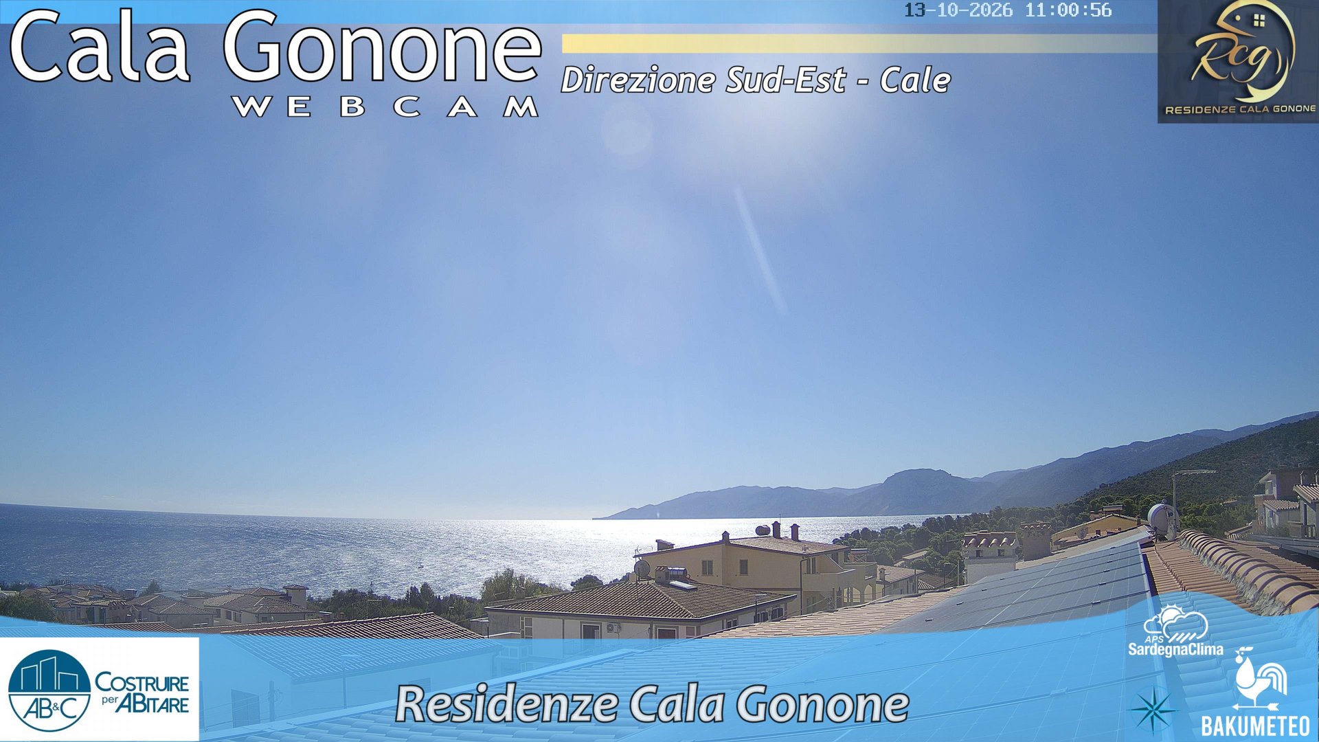 view from Cala Gonone SUD on 2026-10-13