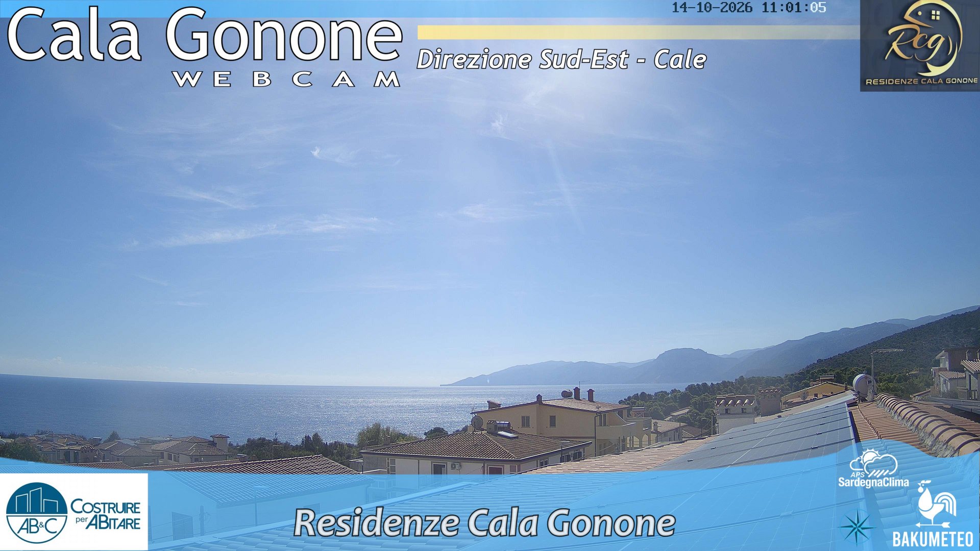 view from Cala Gonone SUD on 2026-10-14