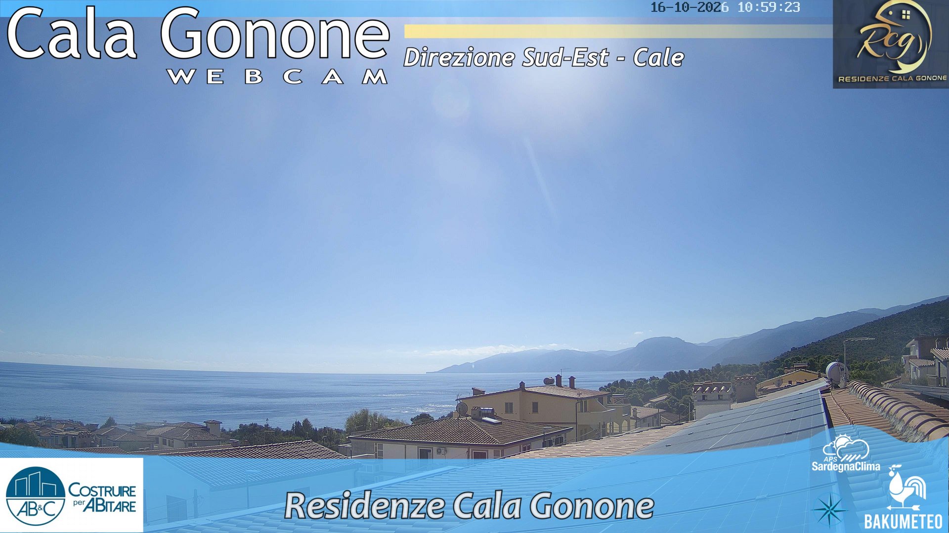 view from Cala Gonone SUD on 2026-10-16