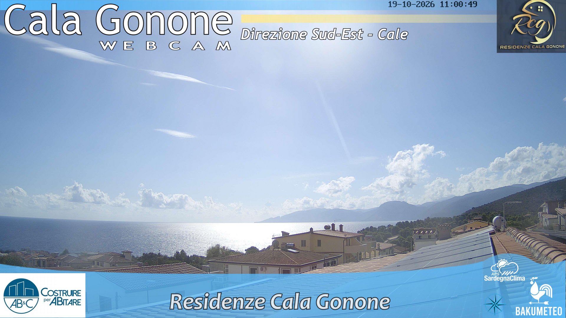 view from Cala Gonone SUD on 2026-10-19